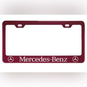 Mercedes-Benz Red License Plate Frame